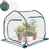 LINSOCLE Mini Serra da Balcone Piccola, Copertura Piante Inverno, Copertura Serra Protezione Invernale Piante dal Freddo Le tue Piante (80 x 80 x 80 cm)