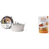 Decora 0062650 Stampo Forma Angel Food, Alluminio Anodizzato, Argento, 25 cm & 9261664 Cremor Tartaro, 50 Grammi
