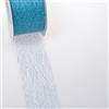 Deko AS GmbH Deko und Band Spiderweb Nastro Decorativo - 5 cm Turchese - Rotolo 25 m - 67 020 R 50