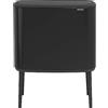 Brabantia Bo Touch Bin Pattumiera, Metallo, Nero Opaco, 3 x 11 Litri