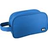 Grafoplás Bit & Bobs Pochette Quadrata con manico laterale, 28x18x10cm, blu, 28x18x10cm, Beauty case quadrato con manico laterale