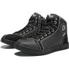 IRON JIA'S Scarpe da Moto Uomo Street Bike Accessori Casual Stivali da Moto Urbani Impermeabili Sneakers Antiscivolo (Nero, Numeric_42)