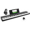 Alesis Recital Play e HDH40 - Piano a 88 tasti e cuffie over ear con cavo da 2.7 m