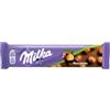 Milka BARRETTA ZACK MILKA CIOCCOLATO AL LATTE NOCCIOLE INTERE 30 PEZZI DA 45 GR BOX