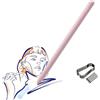 PCTC Galaxy Tab S6 Lite Penna Compatibile con Samsung Galaxy Tab S6 Lite (EJ-PP610) [SenzaBlutooth] stylus pen + punte(rosa chiffon)
