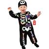 Morph Costume Scheletro Bambino, Costume Halloween Bambino, 1-2 anni