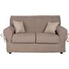 LIBEROSHOPPING.eu - LA TUA CASA IN UN CL Divano sfoderabile 2 posti in tessuto imbottito con braccioli larghezza 150 cm (Grigio)