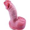 Umania Fallo realistico spesso 20 cm, fallo in silicone con grande ventosa, giocattolo sessuale con plug anale spesso per adulti, pene vaginale anale allargato con punto G, fallo prostatico morbido unisex