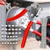 FRTAOOP Pinza per sigilli al piombo, set con 80 pezzi di filo di sicurezza da 170 mm, pinze per guarnizioni in acciaio, 80 pezzi, Ø 8, Ø 10 guarnizioni rotonde
