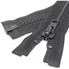 YaHoGa 80 cm #10 grandi separare cerniere lampo metallo Chiusure lampo per Jacket cucire cappotti giacca (80 cm)