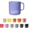 Design Letters Tazzine Caffe Particolari | Regalo Festa Della Mamma, Regali Mamma, Mothers Day Gift | Porcellana Tazze Colazione | Tazzina Caffè Personalizzata, Tazze Tea, Tazzine Caffe Colorate 250Ml