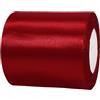 HONGCI 22m Nastro Vino Rosso 100mm,Nastro Raso Nastrino Bordeaux Nastri Regalo Nastro Satin,Fiocco Nastro per Pacchi Regalo,Artigianato,Bomboniere,Bouquet,Natale,Feste di Compleanno Matrimoni Decorazioni