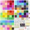 BIBOKLTIY 47880pz 2mm 114 Colori Kit Perline Vetro per Braccialetti