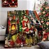 UGZDEA Coperta di Natale 150x200cm, Morbida e Calda Coperta di Natale in Pile Invernale per Adulti e Bambini, B