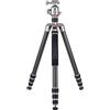 Treppiede da viaggio Jusino carbonio traveller treppiede con testa