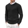 Mobanna Maglia Collo Alto Uomo Lupetto Maglione - Invernali Pullover Dolcevita Lana Autunno Maglioni Leggere Cotone Golfino Invernale Elegante Leggero Slim Fit per Abbigliamento Casual