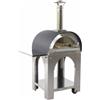 AgriEuro Premium Forno a legna per pizza da esterno Cibus INOX - 2 pizze