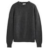 Diana Studio - Girocollo Boxy Oversize in 100% Lana Shetland, Uomo, Maniche Lunghe, Grigio, Taglia XL