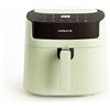 CREATE/FRYER PRO LARGE/Friggitrice ad aria senza olio 6,2L Verde / 8 programmi automatici, selettore di temperatura 40-200°, 1800W