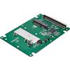 xiwai SATA SSD mSATA Mini PCI-E a 2,5 pollici IDE 44pin Laptop Notebook Case HDD Bianco