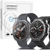 NEWZEROL 4 Pezzi Vetro Compatibile per Samsung Galaxy Watch Ultra 2/Amazfit T-rex 3 | AntiGraffio Alta Risoluzione Pellicola Protettiva Vetrino per Samsung Galaxy Watch Ultra 2026/ Amazfit Trex 3 Vetro Temperato