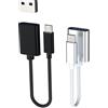 Kefiany Cavo OTG Micro USB a USB 3.0 Adattatore (2 Pack) compatibile per Samsung Telefono Chiavetta Dati Fotocamera Macchina Cellulare Adattatori Cavetto Cavi Mini USB Femmina Micro USB Maschio mc-HJNL