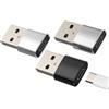 Kefiany Adattatore USB C da USB (3Pack) per Apple iPhone compatibile per Samsung Tipo C Presa Cavo OTG Caricatore Convertitore Caricabatterie Adapter Ricarica Connettore Type Spina Adattatori Auto to
