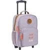 Lässig Valigia per bambini trolley da viaggio con manico telescopico e ruote per il bagaglio a mano dei bambini/Trolley lilac