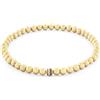 Tommy Hilfiger Jewelry Braccialetto di perline da donna Collezione in Acciaio Inossidabile, Color oro giallo o oro rosso