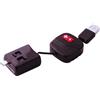 Swiss Charger - Cavo dati / ricarica telefono cellulare - USB - mini-USB Type B, connettore dock Apple, Micro-USB a 5 pin - tipo B - USB Tipo A 4 pin (M) - nero - per Apple iPad 1 2 3 iPhone 3G, 3GS, 4, 4S iPod (4G, 5G) iPod classic iPod mini iPod