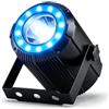 DELIBANG 40W RGBW 4 in 1 LED Pinspot + 24 Luci da Palco SMD RGB LED Par DMX-7/11CH Luci DJ Luce da Festa Faretto per Bar, Feste, Matrimoni, Discoteca, Teatro, Halloween