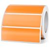 FINDAT Etichette Termiche Arancia 76 X 25 mm Rotolo Vinile Impermeabile Stampabile Adesivi Termici per Ufficio Designs Codice a Barre Spedizione 500 pezzi.