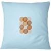 Bona Basics, Federa decorativa per cuscino, decorazione per la casa, per divano, caffetteria, dimensioni: 45 x 45 cm, colore: blu chiaro
