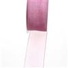 Deko AS GmbH Deko und Band 53736 - Nastro di Organza con Lati - 38 mm 50 m col. 53 Rosa Antico - 53736 - 38 - 50 - 53