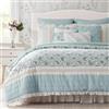 Madison Park Biancheria da letto alternativa per tutte le stagioni, federe abbinate, mantovana giroletto, cuscini decorativi, poliestere, colore acqua, queen size