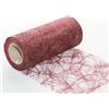 Unbekannt 25 m X 20 cm Sizoweb® in Tessuto Non Tessuto Originale Tavolo Band Runner Bordeaux Rosso Scuro per Matrimonio, Natale...