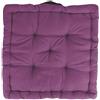 GALILEO SpA Set 4 Cuscino materasso per sedia 40x40x8 cm, viola melanzana, Sibilla