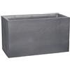 EDA 'EDA plastiche Muret Volcania Decorazione Pietra Grigio Galet - 99,5 x 39 x 60 - 116 L