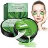 CUSMAY Collagene Patch Occhi, 80 pezzi di cuscinetti per gli occhi e acido ialuronico contro le occhiaie con aloe vera, maschera per gli occhi antietà, rimozione di occhiaie, rughe, borse sotto gli occhi