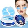 CUSMAY Collagene Patch Occhi, 60 pz Maschera per gli occhi all'aloe vera Patch Occhiaie e Borse，Anti Occhiaie, Anti Rughe, Rimuovi Borse e Puffiness, Idrata Anti-Età