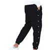 SIYAN Pantaloni Da Riabilitazione For Uomo E Donna, Apertura Laterale, Pantaloni Da Allenamento Unisex, Elastico In Vita, Tuta Con Bottoni Laterali, Pantaloni Da Riabilitazione ( Color : Black 2 , Size : XX