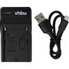 vhbw Caricabatterie Micro USB compatibile con camera Sony Mavica MVC-FD83, MVC-FD85, MVC-FD87, MVC-FD88, MVC-FD90, MVC-FD91, MVC-FD91AOL, MVC-FD92.