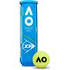 DUNLOP AO 18 Tubes of 4 Official Australian Open Balls