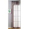 Gardinenbox Tenda trasparente con occhielli Uni, 225 x 140 cm (altezza x larghezza), marrone Stores 20332-cn