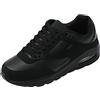 JOMIX Scarpe da Ginnastica Uomo Sneaker Sportive Corsa Running Scarpe Casual per Correre Camminare Trail Trekking NU138-1 (Nero, 44)