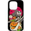 Disney 100 Nightmare Before Christmas Halloween Jack & Sally Custodia per iPhone 15 Pro