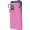 SBS Cover per iPhone 13 Mini Rosa Pantone 673 C, Custodia Morbida e Flessibile Antigraffio, Cover Sottile e Comoda da Tenere in Tasca, Custodia Compatibile con Ricarica Wireless
