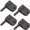 Anlseiod 2 set ugelli lavavetri anteriori compatibili con Espace III 1996-2002, ugello lavavetri ugello tergicristallo per Vito W638 V-Class W638 Lt Rodius Mk1 Sprinter