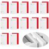 SneiDr 12 pezzi Supporto Adesivo per Tenda a Rullo Supporto a Parete Senza Fori per Tende Klemmfix Avvolgibile Doppio Duo-Rollo con 12 Cuscinetto Adesivo Accessori per Tende