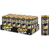 Oran Soda Oransoda | Bevanda Gassata all'Arancia, 24 Lattine da 33 cl, Originale Aranciata Italiana, Rinfrescante, con Succo di Arance Siciliane, Senza Coloranti